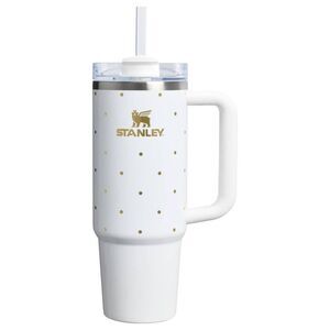 Open Box - Stanley -  30 oz Stainless Steel H2.0 Flow Frost Polka Dot